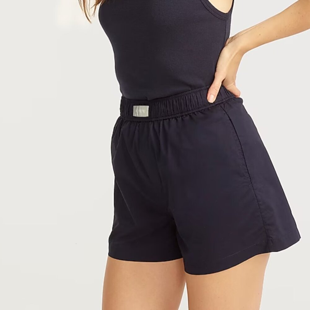 J Crew Boxers Navy Blue Cotton XXS